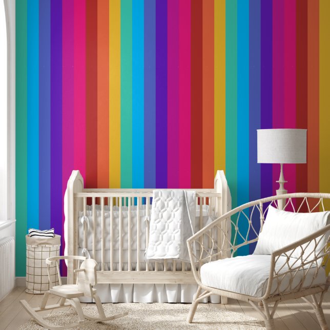 Papel Pintado Banda de caramelo tropical PS vertical (Niños)