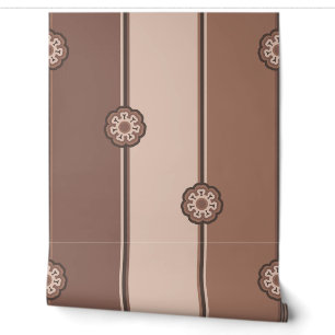 Papel Pintado Banda decasta de Mocha floral de descenso