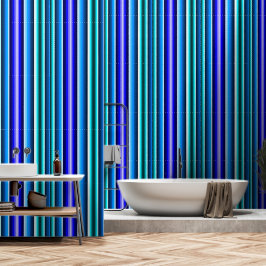 Papel Pintado Banda multiazul