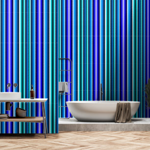 Papel Pintado Banda multiazul