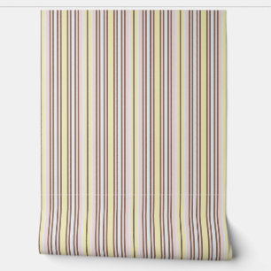 Papel Pintado Banda múltiple rosa y amarilla suave