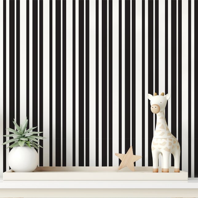 Papel Pintado Banda negra y blanca (Subido por el creador)