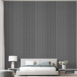 Papel Pintado Banda negra y blanca