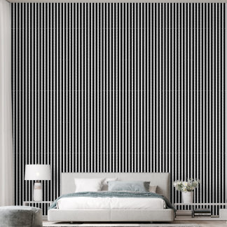 Papel Pintado Banda negra y blanca