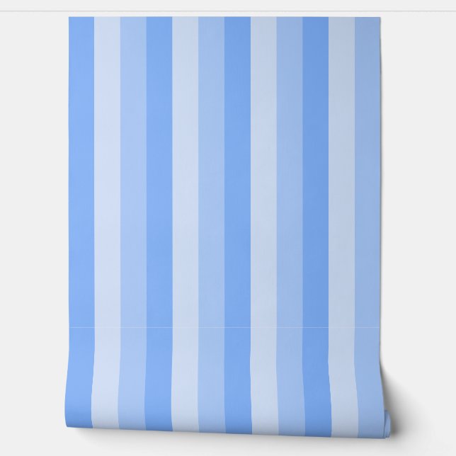 Papel Pintado Bandas azules (Desenrollar)