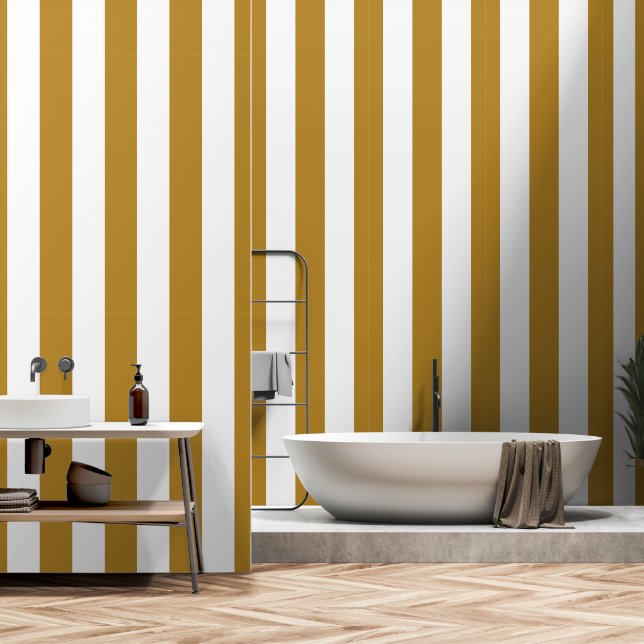 Papel Pintado Bandas de oro para fondo de escritorio (Baño)