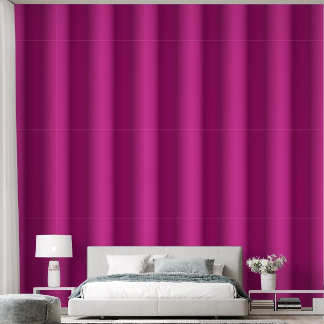 Papel Pintado Bandas modernas de efecto 3D rosado (Dormitorio)