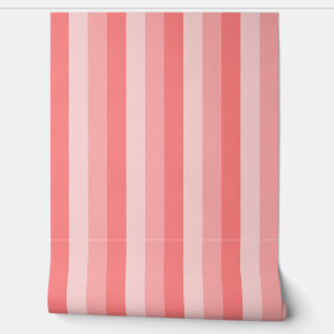 Papel Pintado Bandas rosadas