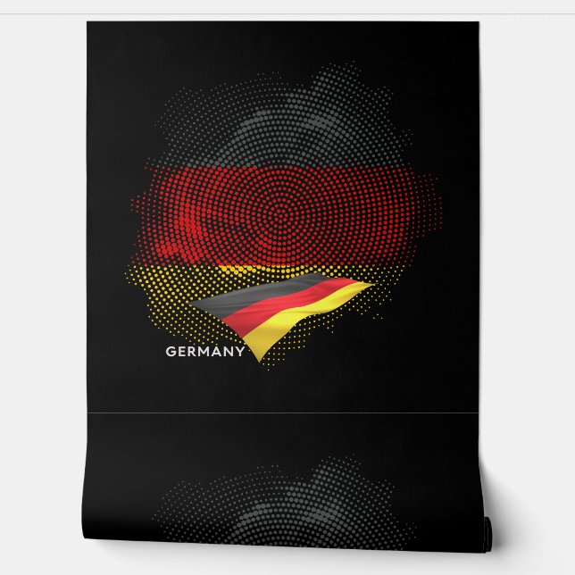 Papel Pintado bandera de Alemania (Desenrollar)