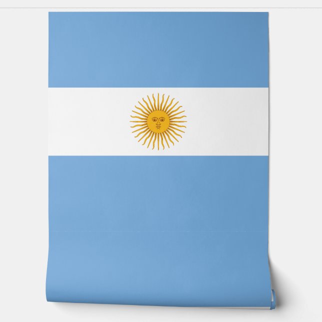 Papel Pintado Bandera de Argentina (Desenrollar)