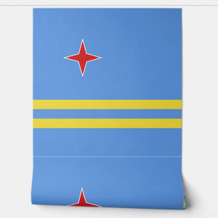 Papel Pintado Bandera de Aruba