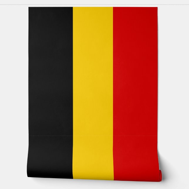 Papel Pintado Bandera de Bélgica (Desenrollar)
