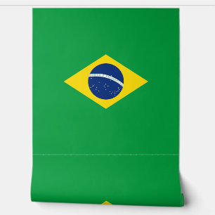 Papel Pintado Bandera de Brasil