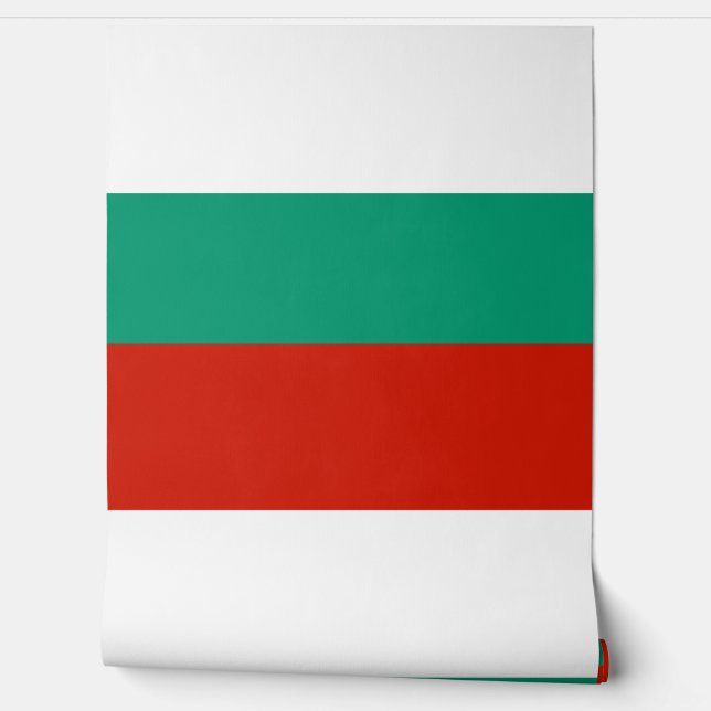 Papel Pintado Bandera de Bulgaria (Desenrollar)