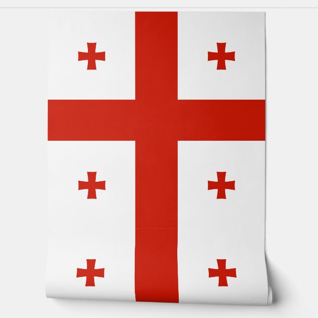 Papel Pintado Bandera de Georgia (Desenrollar)