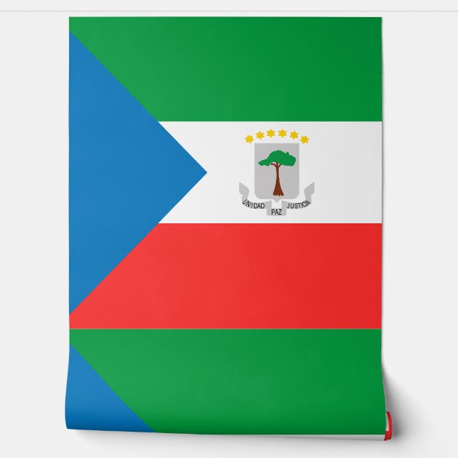 Papel Pintado Bandera de Guinea Ecuatorial (Desenrollar)