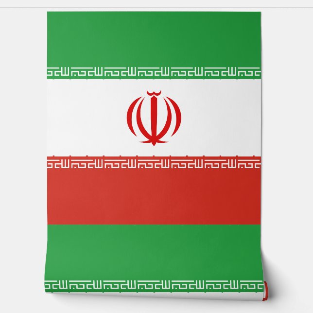 Papel Pintado Bandera de Irán (Desenrollar)