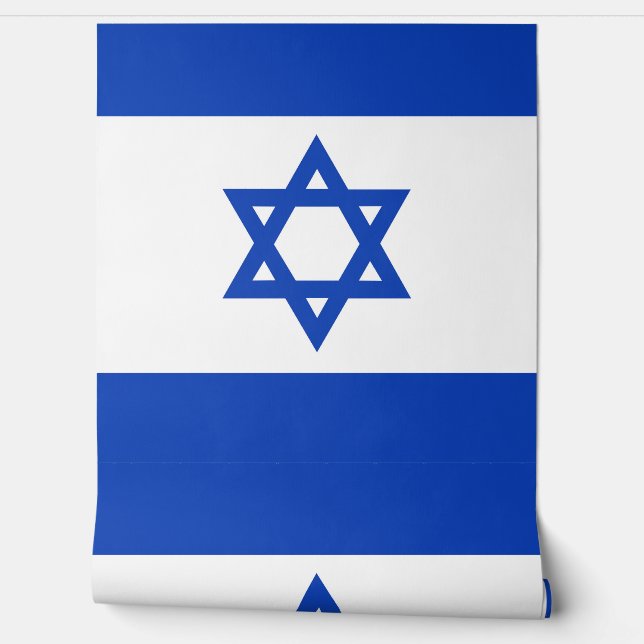 Papel Pintado Bandera de Israel (Desenrollar)