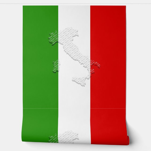 Papel Pintado Bandera de Italia (Desenrollar)