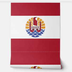 Papel Pintado Bandera de la Polinesia Francesa
