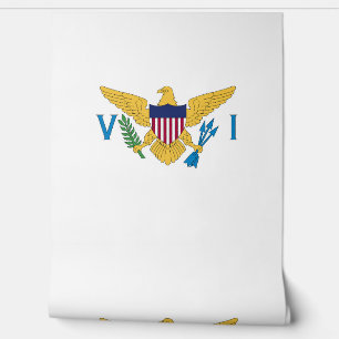 Papel Pintado Bandera de las Islas Vírgenes de Estados Unidos
