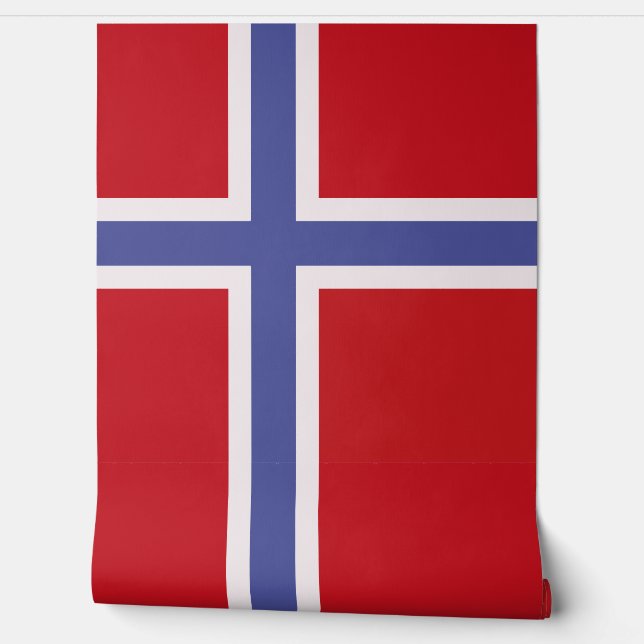 Papel Pintado Bandera de Noruega (Desenrollar)