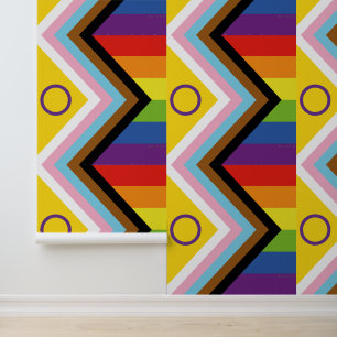 Papel Pintado Bandera de orgullo intersexual de SlipperyJoe's fo