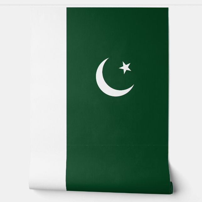 Papel Pintado Bandera de Pakistán (Desenrollar)