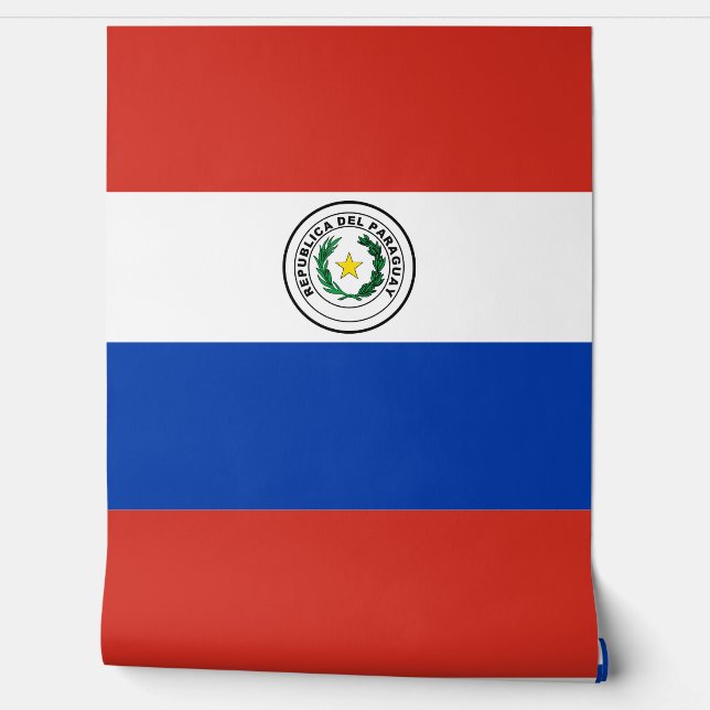 Papel Pintado Bandera de Paraguay (Desenrollar)