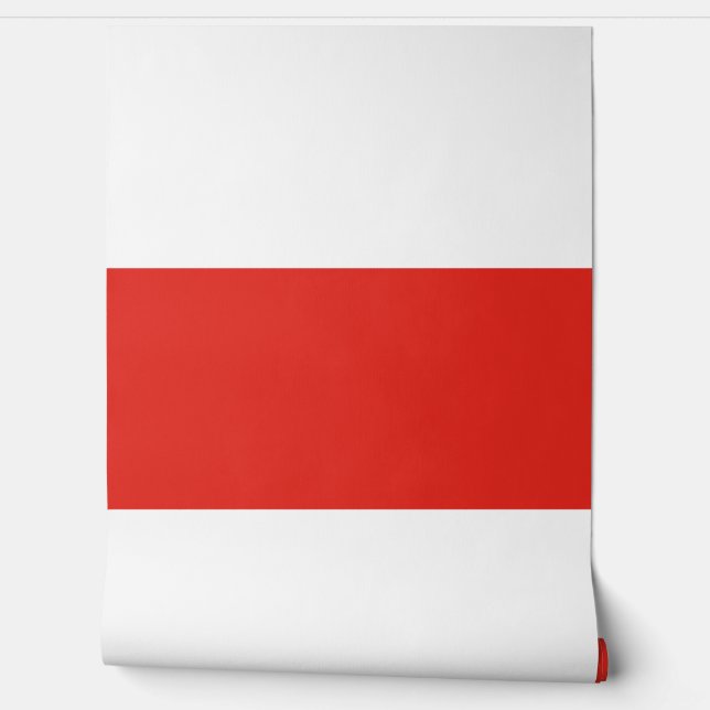Papel Pintado Bandera de Polonia (Desenrollar)
