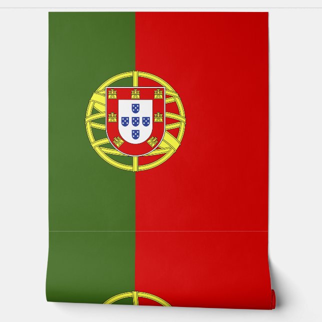 Papel Pintado Bandera de Portugal (Desenrollar)