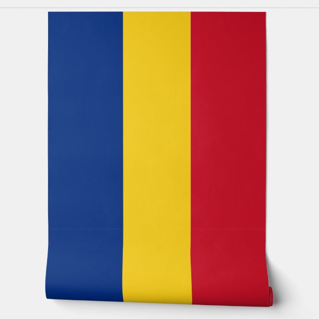 Papel Pintado Bandera de Rumania (Desenrollar)