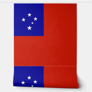 Papel Pintado Bandera de Samoa