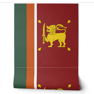 Papel Pintado Bandera de Sri Lanka