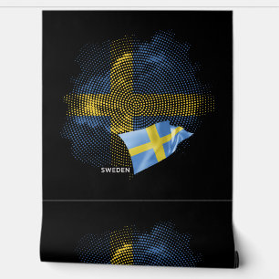 Papel Pintado bandera de Suecia
