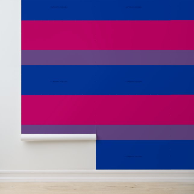 Papel Pintado Bandera del Orgullo Bisexual de SlipperyJoe lavand (Solicitud)