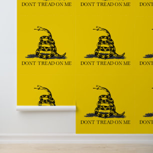 Papel Pintado Bandera Gadsden Amarilla Clásica No Pises en Mí