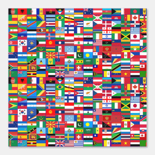 Papel Pintado Banderas mundiales