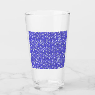 Papel pintado barroco - patrón de flores azules