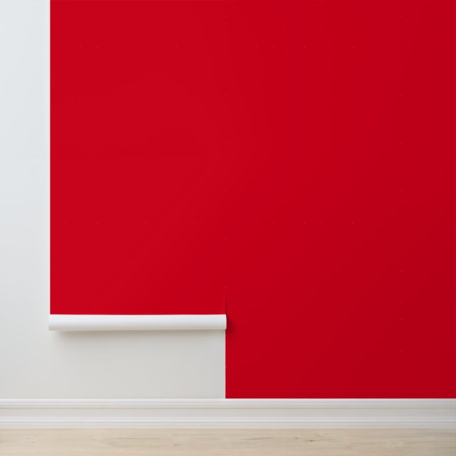 Papel Pintado Básico Rojo Sólido Sólido Sencillo Simple minimali (Solicitud)