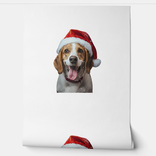 Papel Pintado Beagle Navidades (Desenrollar)