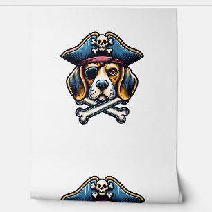 Papel Pintado Beagle Pirate Costume Skull Crossbone Dog Amantes