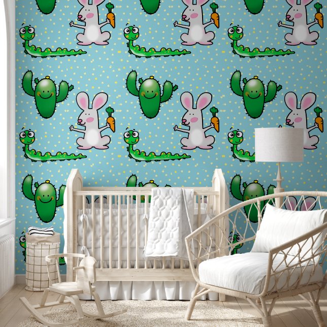 Papel Pintado bebé de enfermería lindo (Niños)