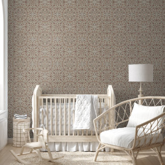 Papel Pintado beige floral