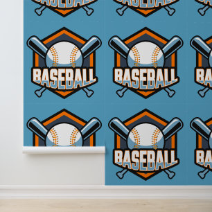 Papel Pintado Béisbol color personalizado