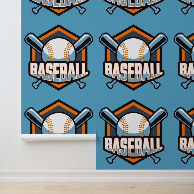 Papel Pintado Béisbol color personalizado (Solicitud)