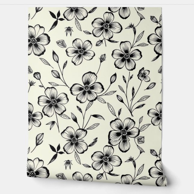 Papel Pintado Belle Fleur (Desenrollar)