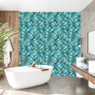 Papel Pintado Belleza etérea elegante del turquesa