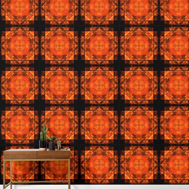 Papel Pintado Bendición del arte abstracto (Pasillo)