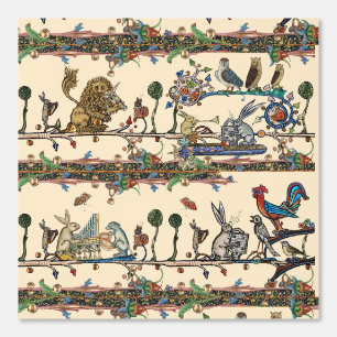 Papel Pintado BESTIARIO MEDIEVAL HACIENDO MÚSICA MÚSICA Violinis